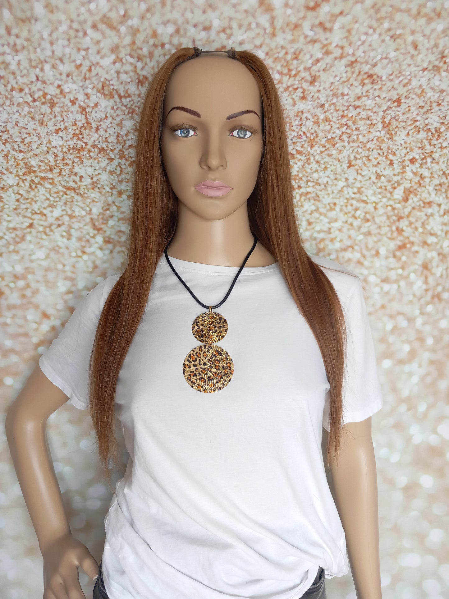 Vibe U part wig, #6, Chestnut brown, 100% human hair, flip your style in seconds, 16/18/20 inch length