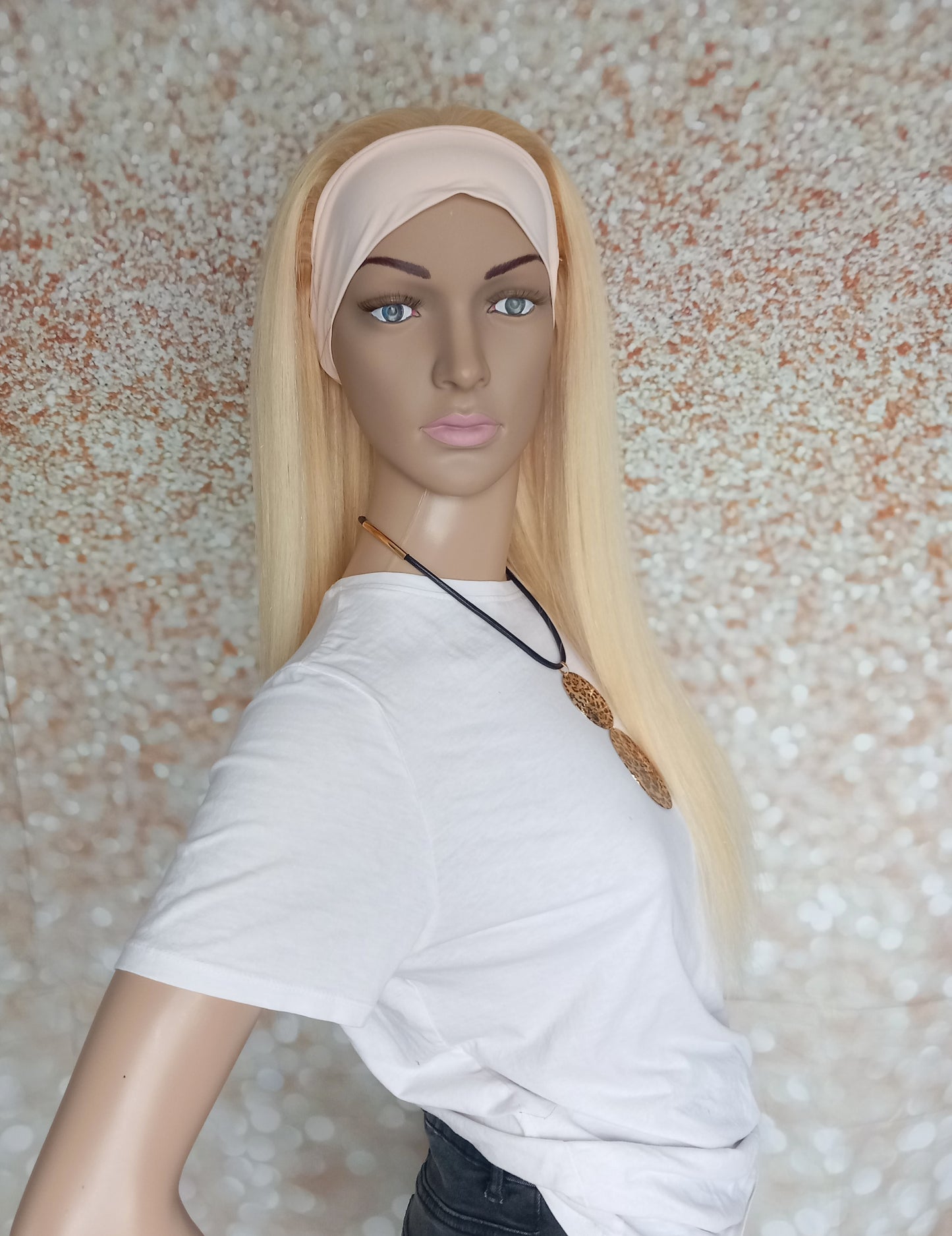 Vibe Headband wig, 100% human hair, flip your style in seconds, 16/18/20 inch length