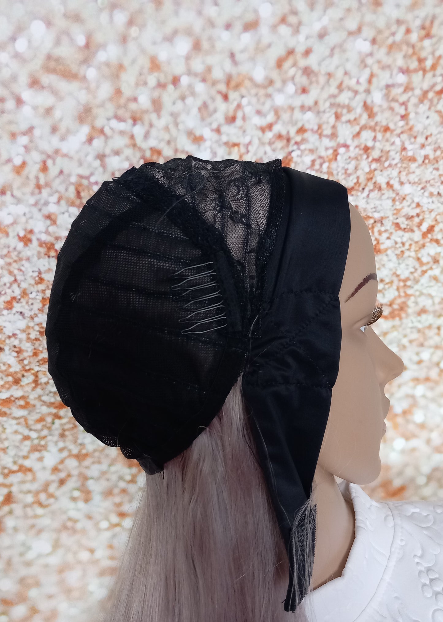 Vibe Headband wig, #SG, silver grey, 100% human hair, flip your style in seconds, 16/18/20 inch length