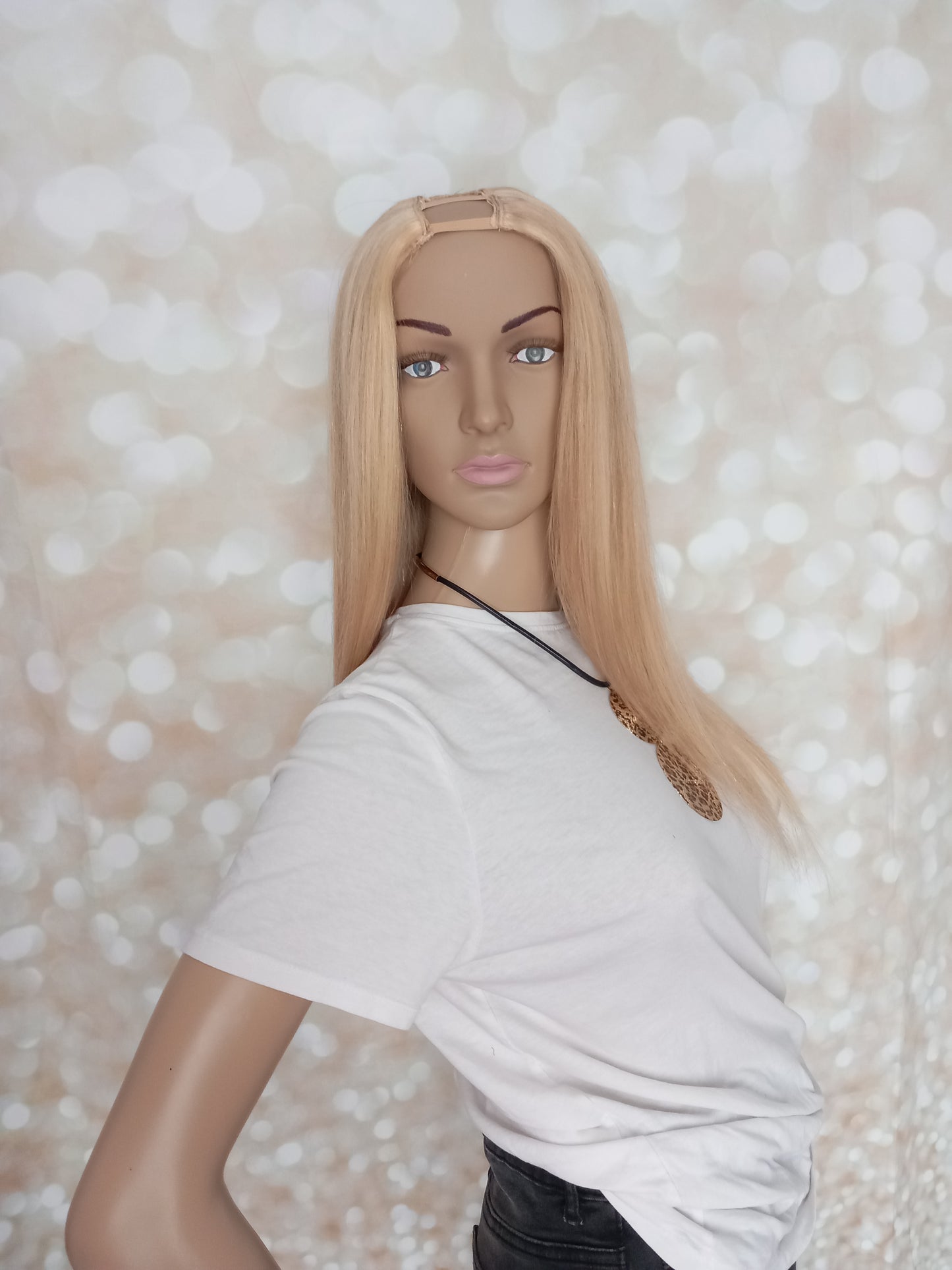 Vibe U part wig, 100% human hair, boost your length and density, 16/18/20 inch length
